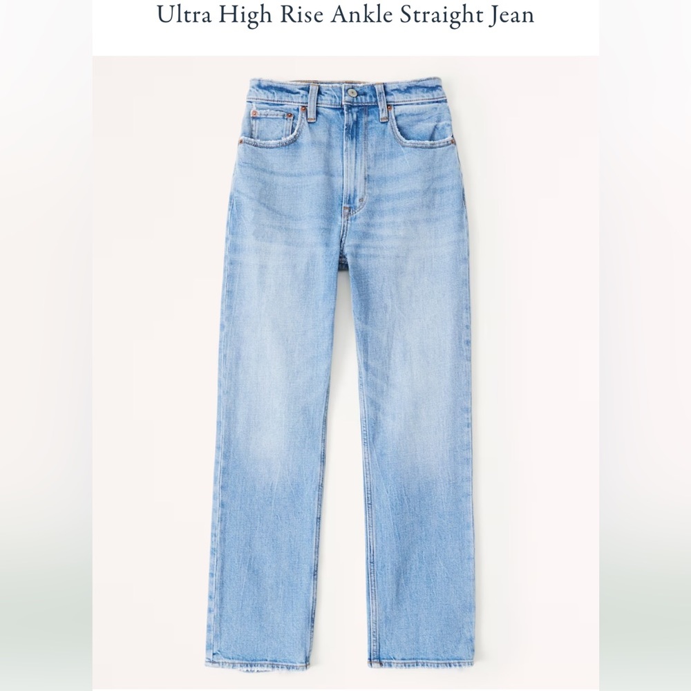Ultra High Rise Ankle Straight Jean